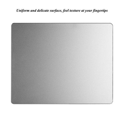 Aluminum Alloy Smooth Mouse Pad 240x180/300mm Hard Metal Slim Desk Mat Rubber Anti-slip Bottom Speed Control Mousepad For Gaming - Shello's Creative Boutique