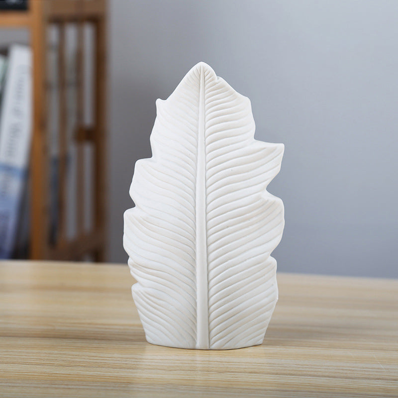 Scandinavian Simple Style Ceramic Vase Decoration Pure White Pigment Roasted Flower Decoration eprolo