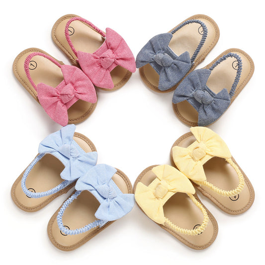 Summer 0-1 Year Old Baby Toddler Shoes Soft-Soled Baby Shoes Thread Air Breathable Sandals eprolo