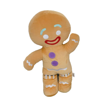 Gingerbread Man Plush Toy Baby Appease Doll Biscuits Man Pillow Car Seat Cushion Reindeer Home Decor Toy Children Christmas Gift eprolo