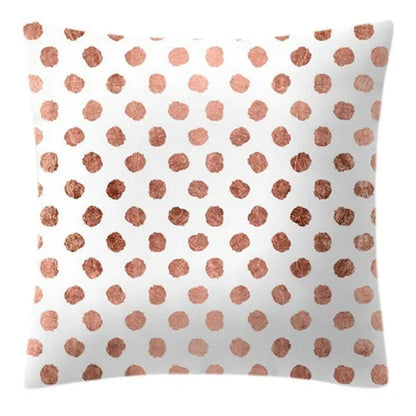 Rose Gold Pineapple Glitter Pillow Case - Glamorous 45x45cm Cushion Cover - Shello's Creative Boutique