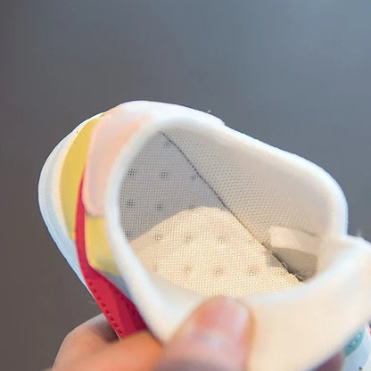 Baby Sports Sneakers – Soft Leather Flats for Stylish Little Steps - Shello's Creative Boutique