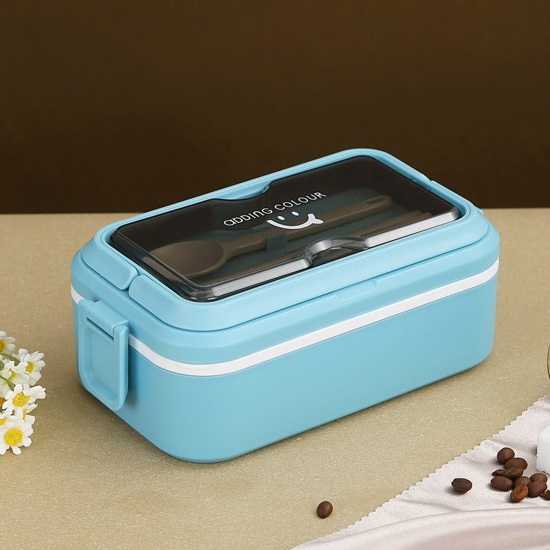 304 stainless steel lunch bento box heating portable fast food insulation multi-layer microwave lunch box eprolo