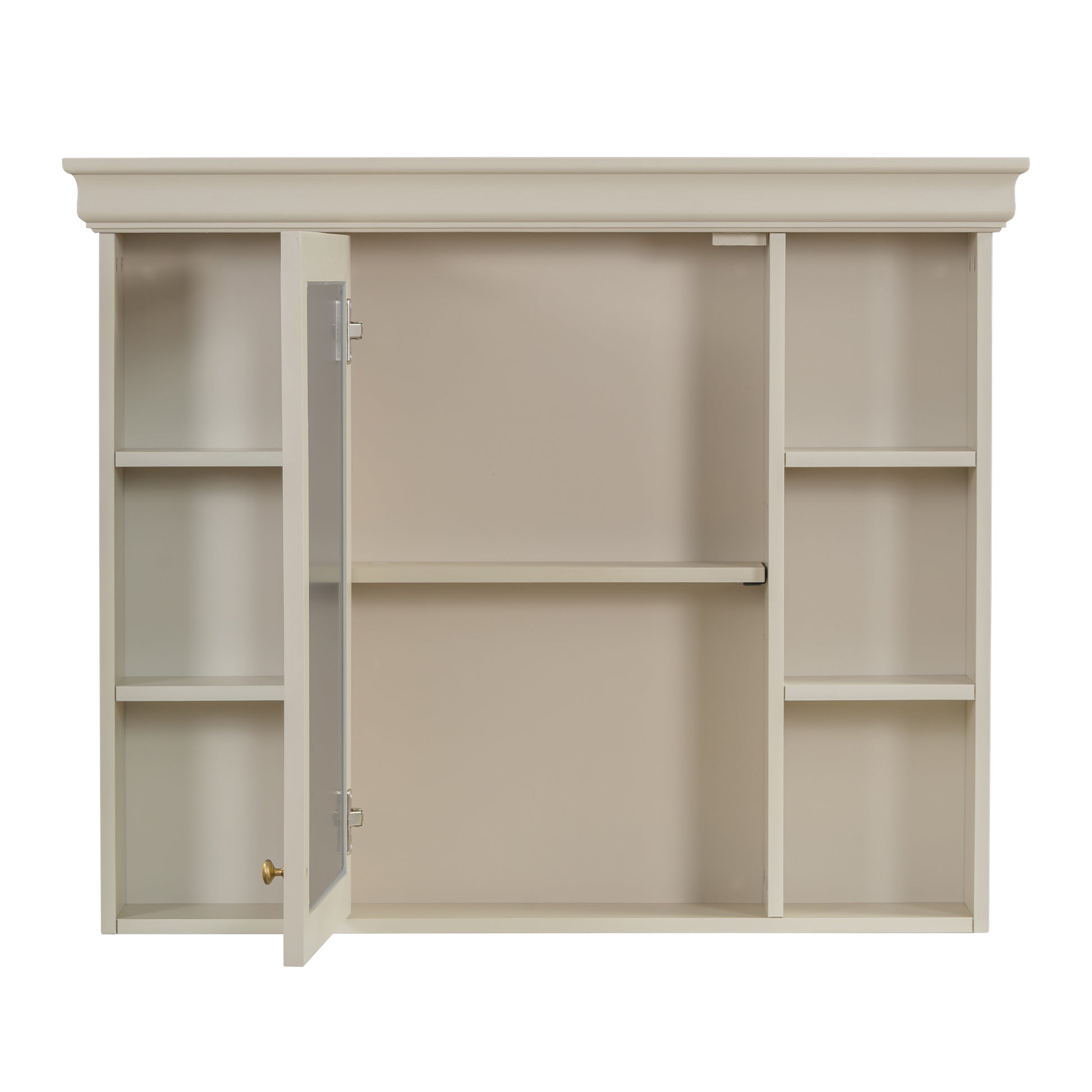 35'' x 28'' Blue Wall Mounted Bathroom Storage Cabinet with Mirror Door, Modern Bathroom Wall Cabinet with Mirror eprolo