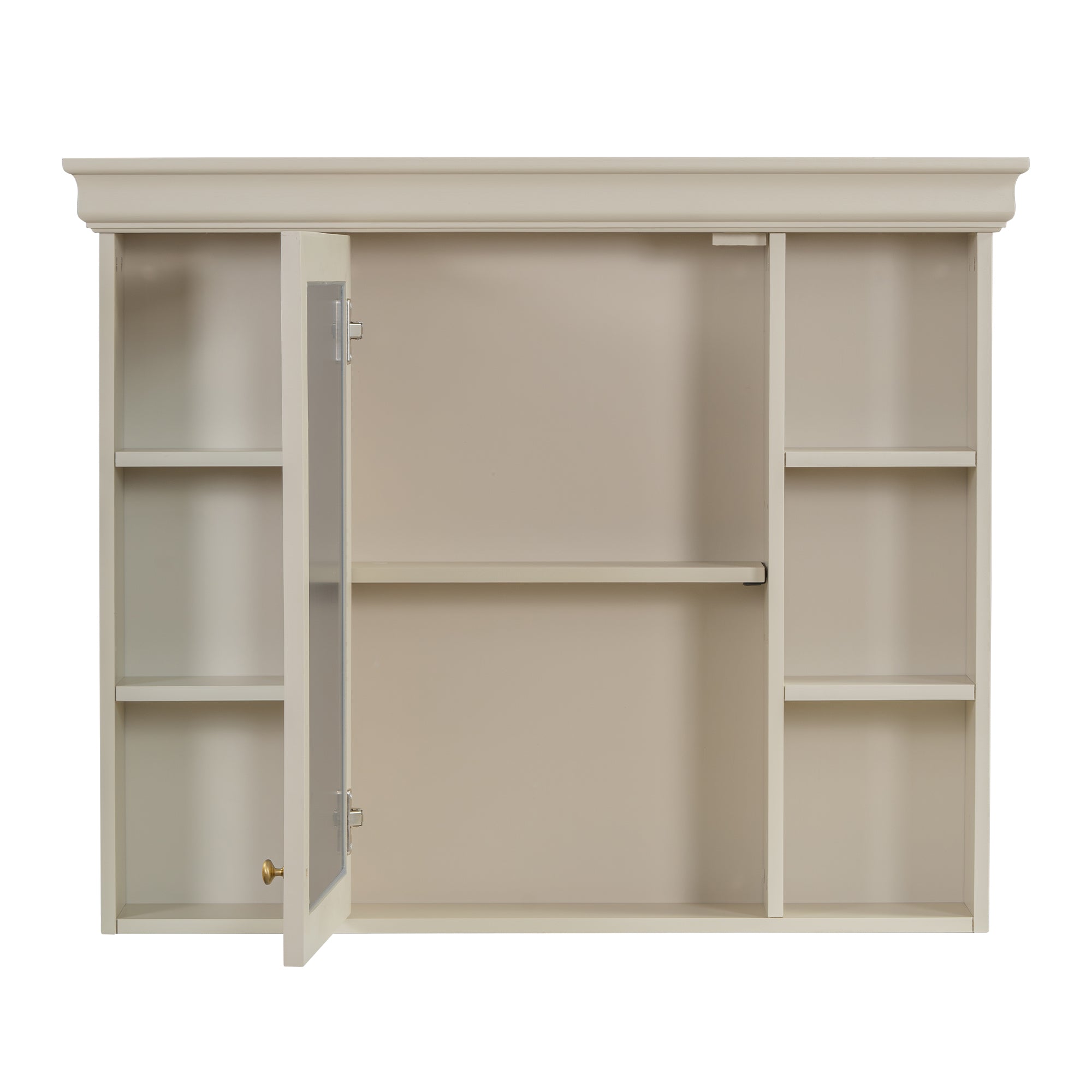 35'' x 28'' Blue Wall Mounted Bathroom Storage Cabinet with Mirror Door, Modern Bathroom Wall Cabinet with Mirror eprolo