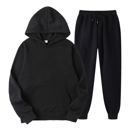 Women's Sets Oversized Hooded Running Hoodie Sport Pants Lady Suits 2 Piece Set Casual Fleece Tracksuit Winter eprolo