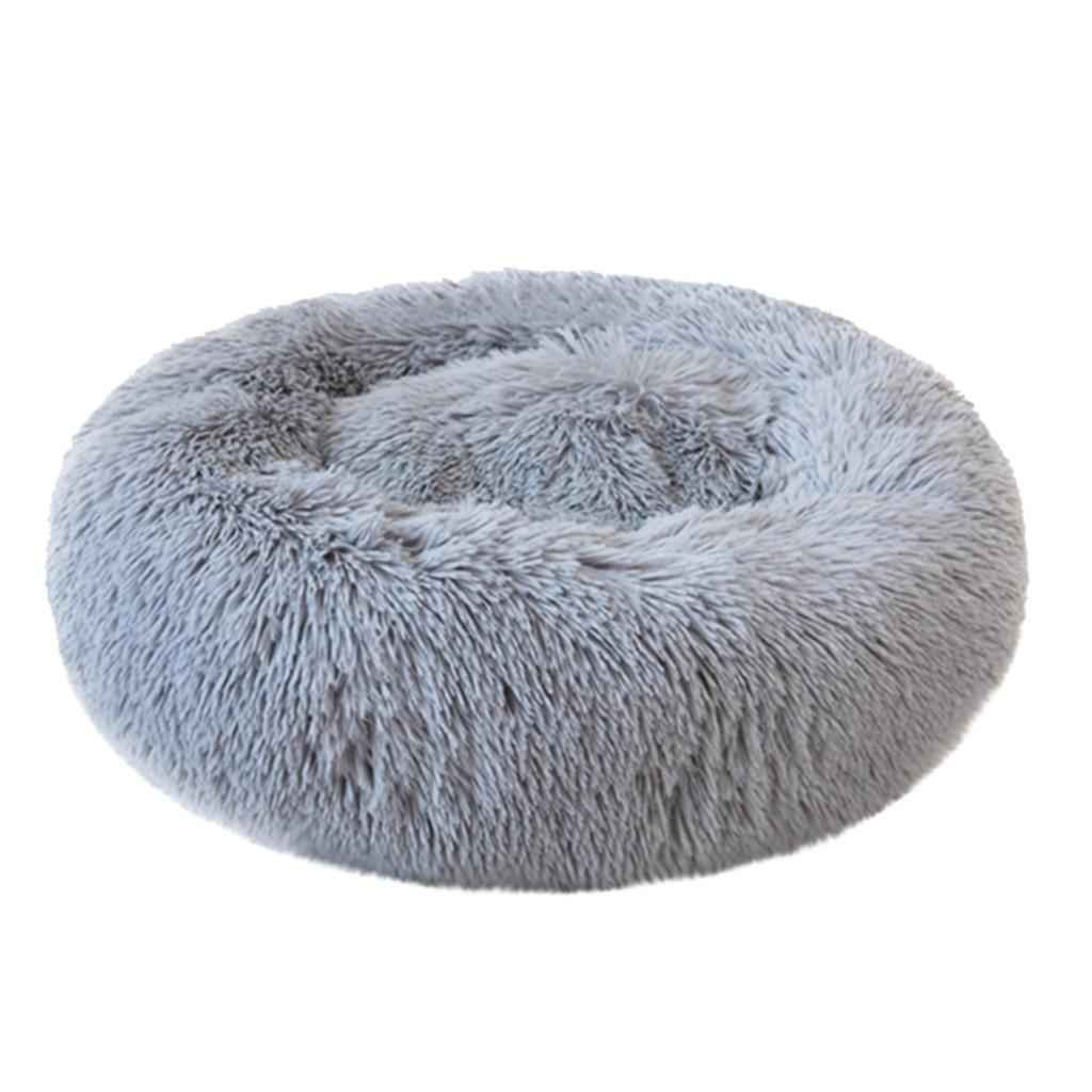 Donut Dog Bed - Soft Washable Pet Cushion for Dogs & Cats