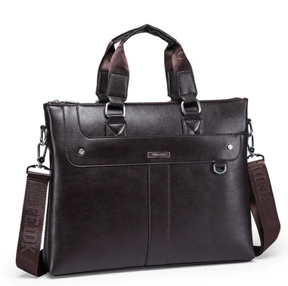 Men Casual Briefcase Business Shoulder Bag - Shello's Creative Boutique