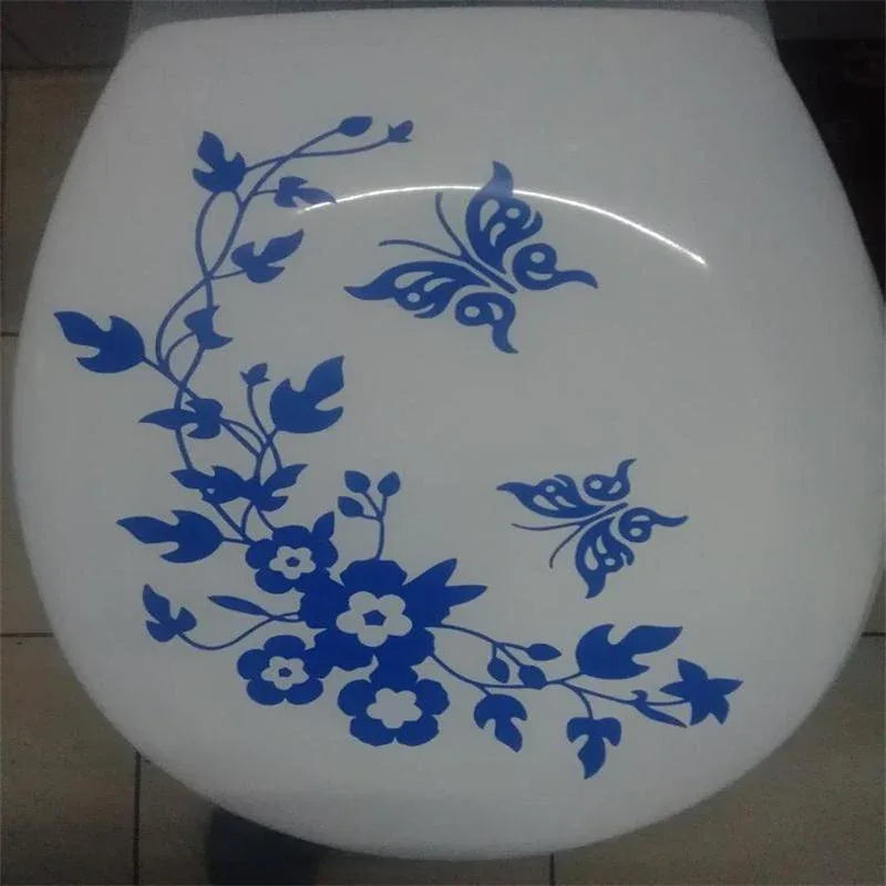 ZooYoo Decorative Butterfly Flower vine bathroom vinyl wall stickers home decoration - Shello's Creative Boutique