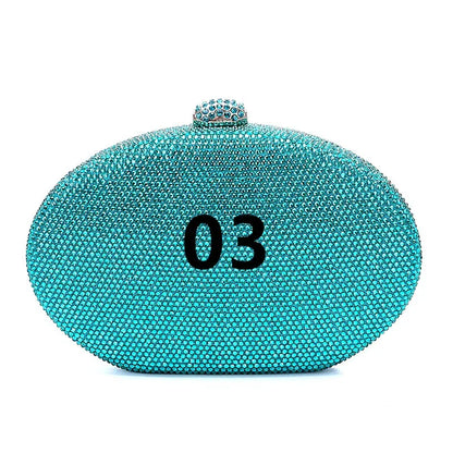Crystal bag can be used for crossbody carrying, suitable for party and wedding gift bags - Shello's Creative Boutique
