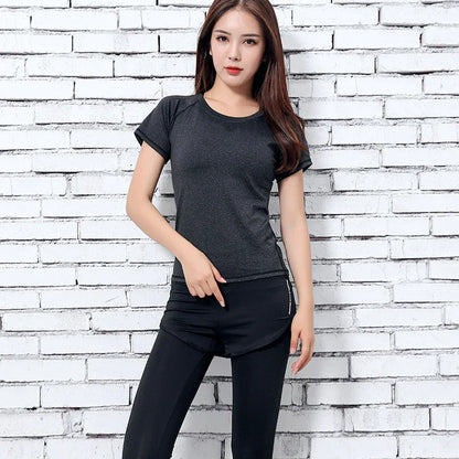 Women Yoga Sport Suit Quick Dry Bra Set | 5-Piece Outdoor Sportswear Fitness Suit - Shello's Creative Boutique