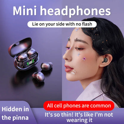 Mini13 invisible ultra mini wireless Bluetooth earphones in ear hidden true wireless ultra long battery life - Shello's Creative Boutique