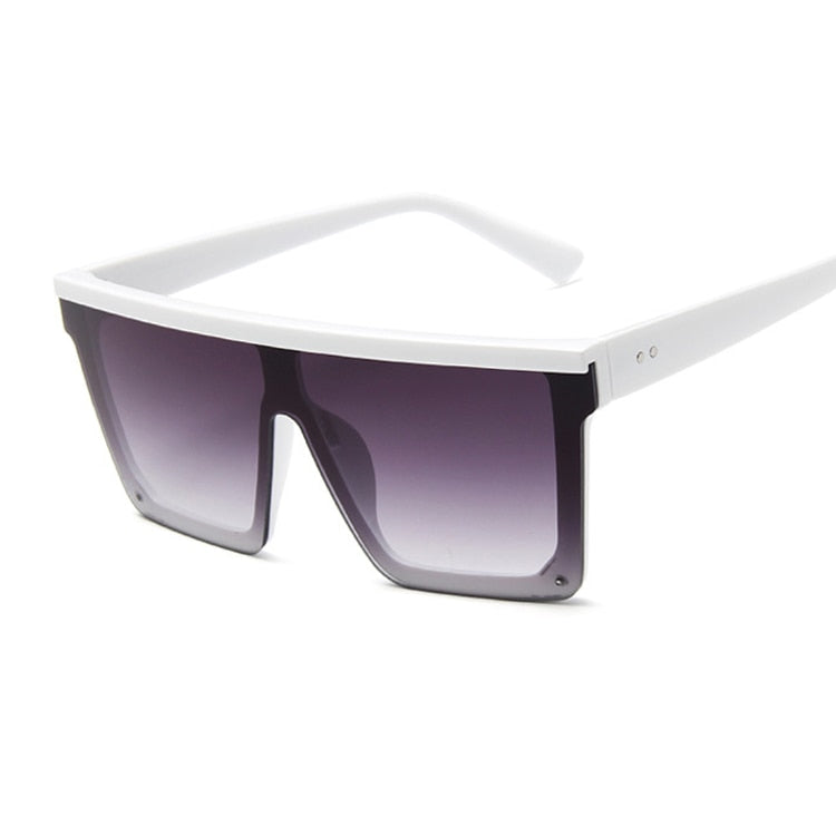 New Black Square Sunglasses Women Big Frame Fashion Retro Mirror Sun Glasses Female Brand Vintage Lady Lunette De Soleil Femme