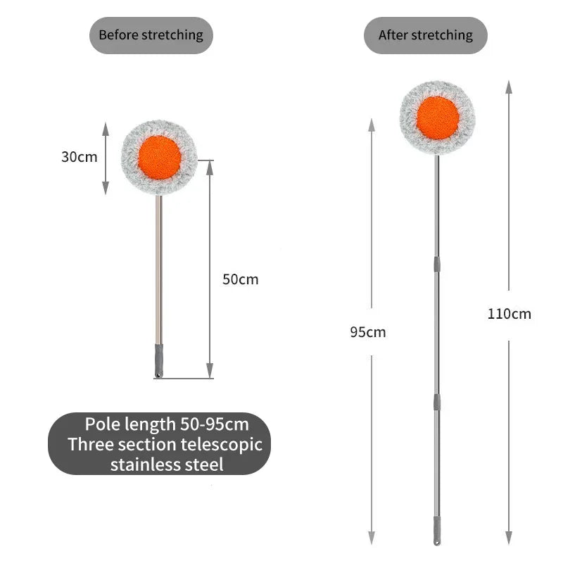Sunflower Mop Dedusting Car Washing Floor Mop Water Absorbing Chenille Flat Mop Wholesale Sunflower Mop - Shello's Creative Boutique