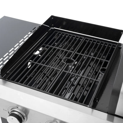2+2 multifunctional gas barbecue grill and covered grill combination for outdoor cooking - barbecue, barbecue, pizza. - Shello's Creative Boutique