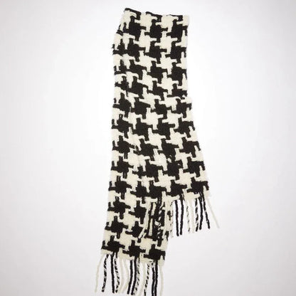 Designer Brand Winter Scarf for Women Men Warm Cashmere Tassel Large Shawl Wrap Unisex Blanket Scarves Luxury - Shello's Creative Boutique