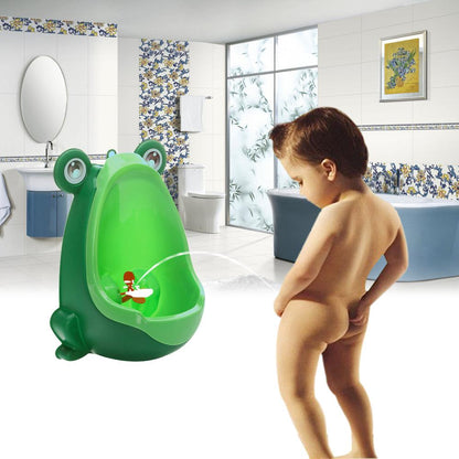 Arrival Baby Boy Potty Toilet Training Frog Children Stand Vertical Urinal Boys Penico Pee Infant Toddler Wall-Mounted eprolo