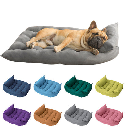 Four-Season Universal Summer Folding Dog Sofa Bed Soft Pet Cushion Pit Bull Small And Medium-Sized Dogs Pet Kennel eprolo