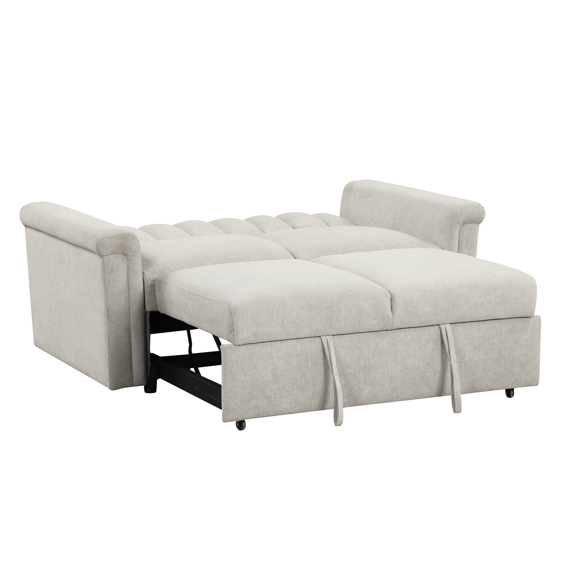 U_STYLE Convertible Soft Cushion Sofa Pull Bed ,for Two People to Sit On eprolo