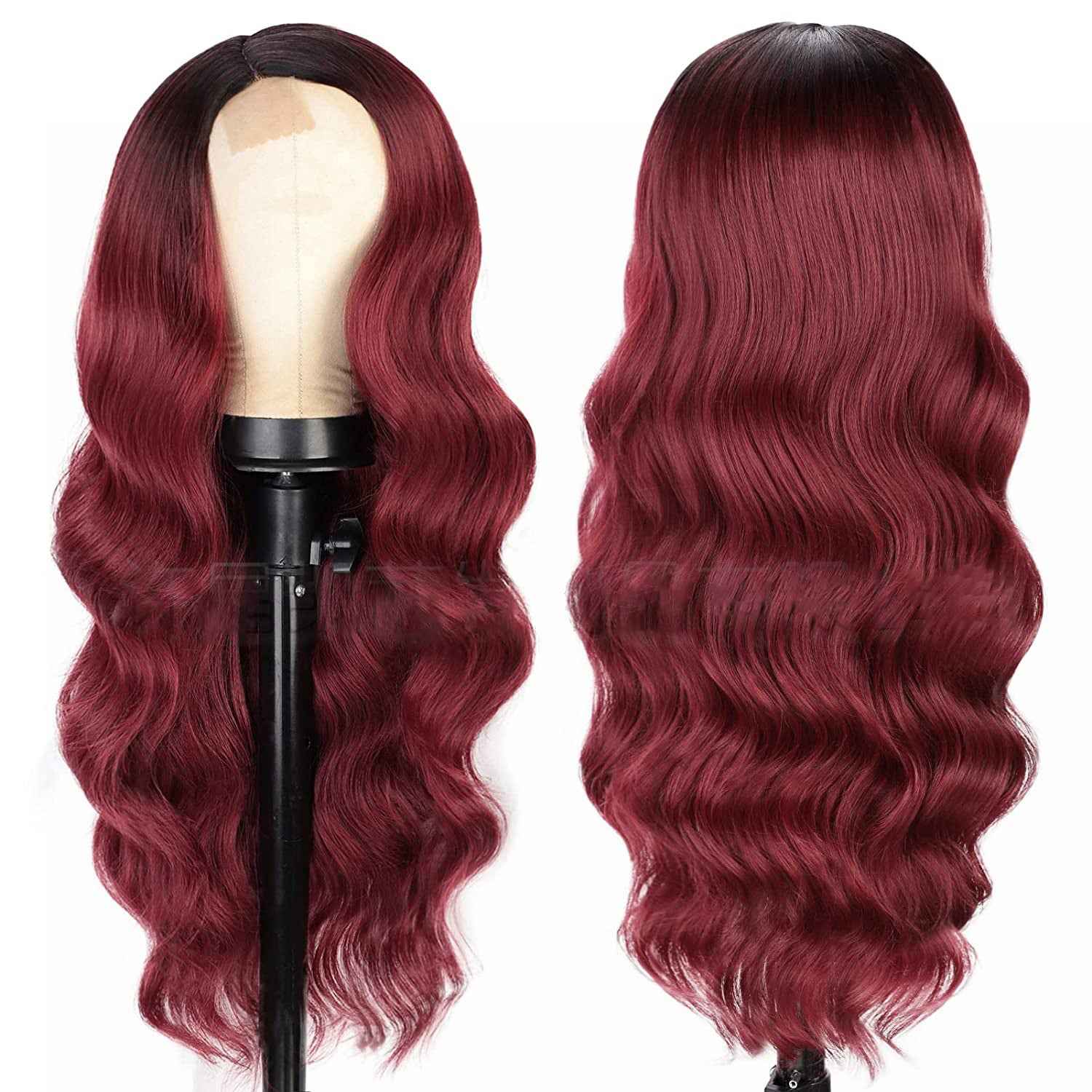 Synthetic European and American Wigs With Long Curly Hair Women's Front Lace Wigs
