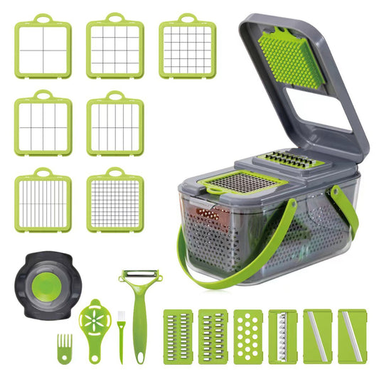 Kitchen Chopper Multi Function Chopper 22 Piece Chopper Storm Chopper Chopper Storage Box eprolo