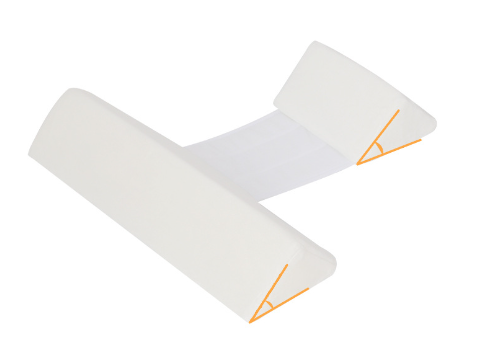 Baby sleeping on the side, fixed pillow with triangular positioning, adjustable sleeping posture, anti fall, anti spitting, and soothing pillow eprolo