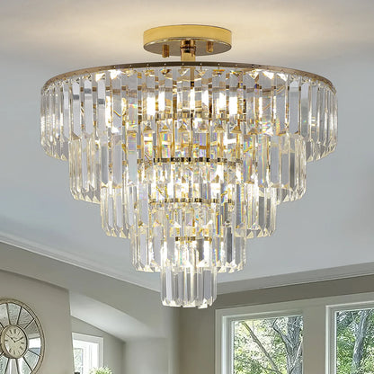 Gold Crystal Chandelier – A Grand Statement of Luxury & Elegance - Shello's Creative Boutique