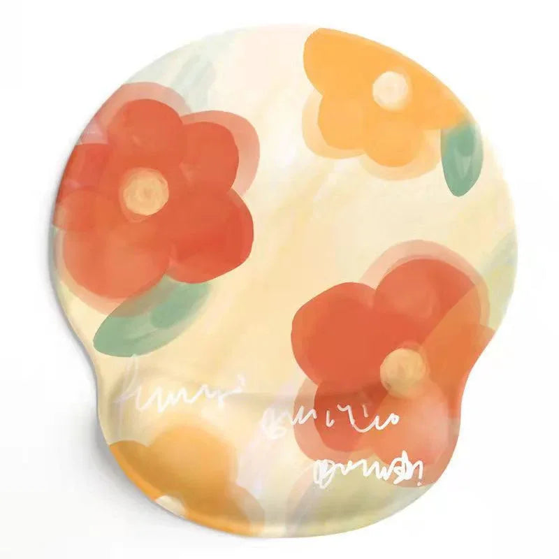 Bear mouse pad wrist mouse pad girls soft pad cute wrist pad 3d silicone wrist pad hand rest - Shello's Creative Boutique