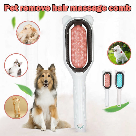Pet Cleaning And Hair Removal Comb Cat Comb To Remove Floating Hair Pet Comb Brush Disposable Wipes For Long Hair And Short Hair eprolo