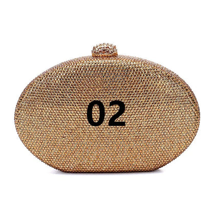 Crystal bag can be used for crossbody carrying, suitable for party and wedding gift bags - Shello's Creative Boutique