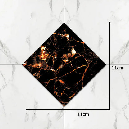 Self-Adhesive Floor Tile Stickers – Waterproof Wear-Resistant Diagonal Design - Shello's Creative Boutique