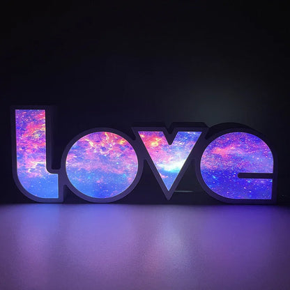Led Decorative Lights String Valentine's Day Proposal Confession Love Light Box English Letters Modeling Lights - Shello's Creative Boutique