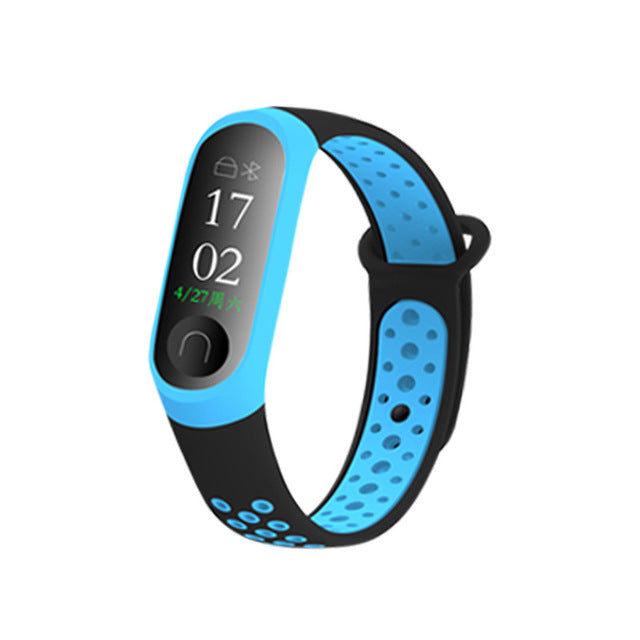 Newest Millet Silica Bracelet 3 4 Wristband Smart Sports Bracelet Replacement For Xiaomi Mi band 3 4 Wristband Fitness Watch eprolo