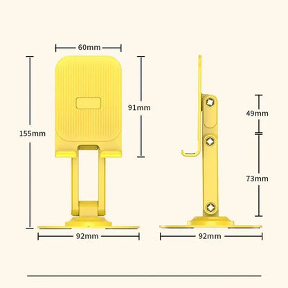 Rotating phone stand foldable desktop TV show lazy person tablet phone support stand - Shello's Creative Boutique