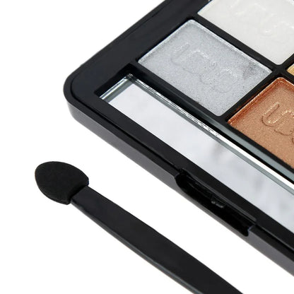 UBUB 6 Colors Roast Eye Shadow Powder Makeup Palette in Shimmer Metallic Glitter Cream Eyeshadow Palette - Shello's Creative Boutique