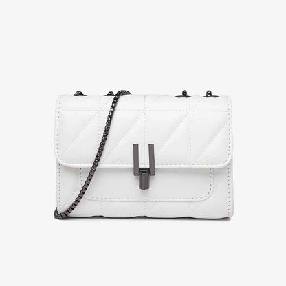 Diamond Chain Shoulder Bag - Fashionable Crossbody Bag with Large Capacity