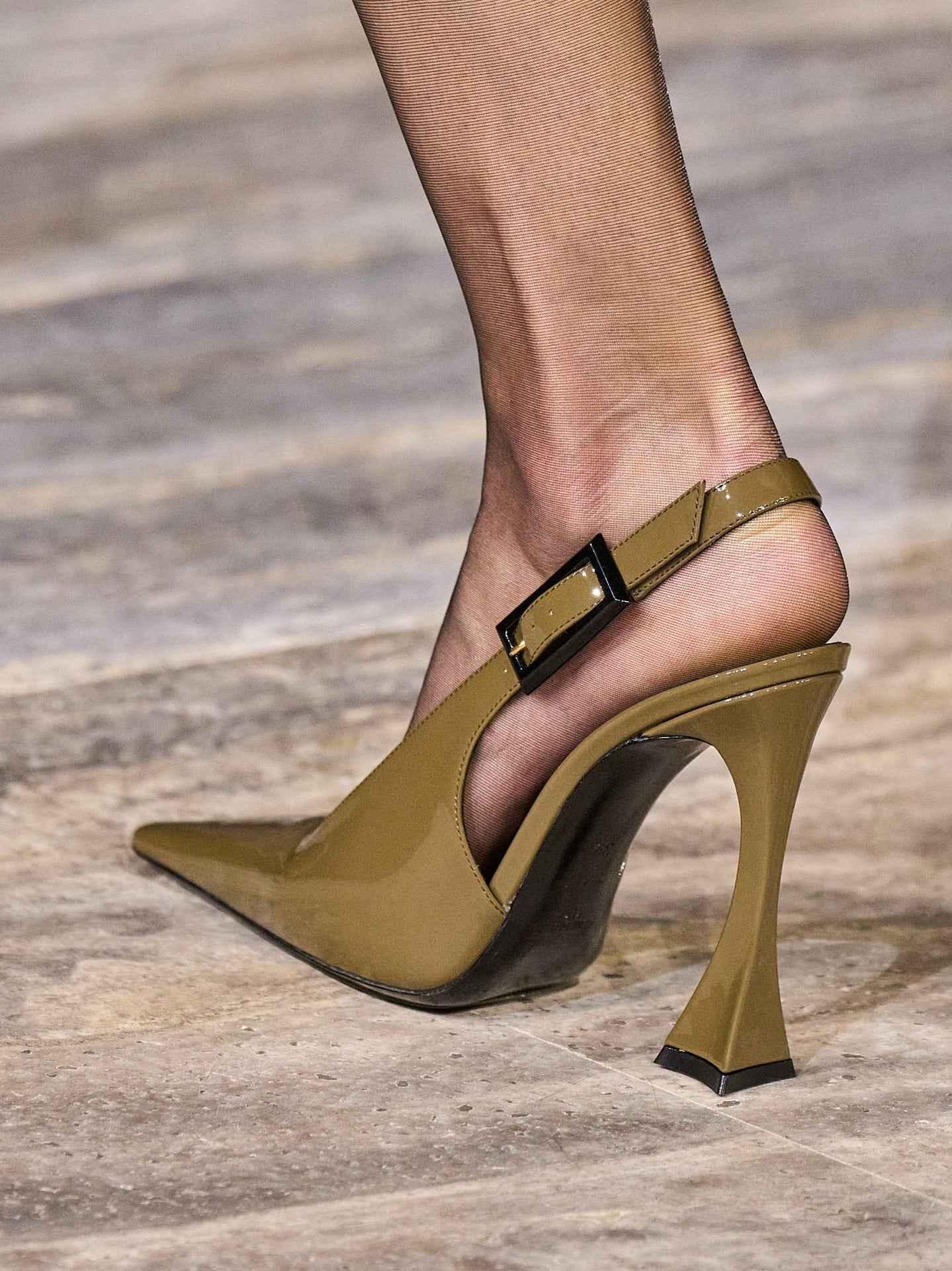 Women's Lacquer Leather Pointed Heels - Elegant High Heel Court Shoes - Shello's Creative Boutique