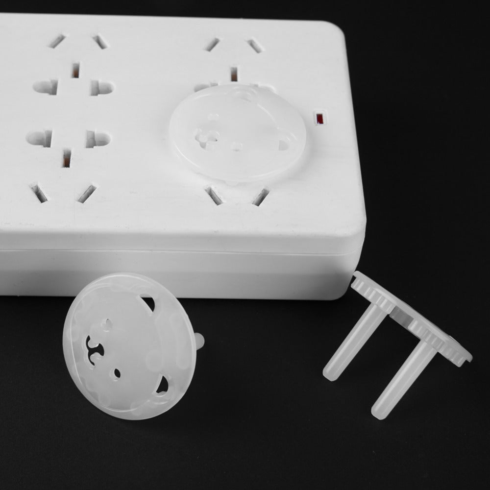5pcs Bear EU Power Socket Electrical Outlet Cover Protection Children Baby Safety Anti Electric Shock Plugs Protector Cover eprolo