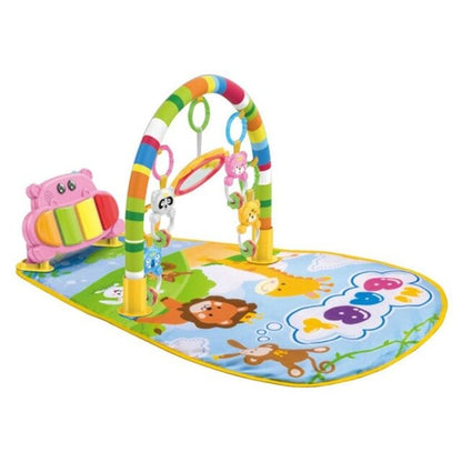 3 in 1 Baby Play Mat Rug Toys Crawling Music Play Game Developing Mat with Piano Keyboard Infant Carpet Education Rack Toy eprolo