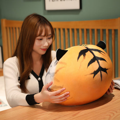 New Year Of The Tiger Soft Cute Printed Tiger Head Pillow Plush Tiger Cushion Zodiac Animal Pillow Event Gift eprolo