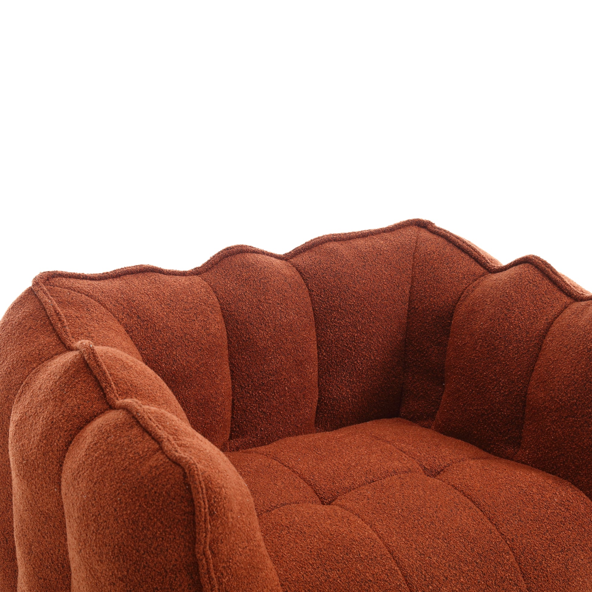 Soft Bean Bag Chair with High Resilient Foam(Chips)for living room and bedroom Comfortable Square Lazy Sofa with  Footstool eprolo