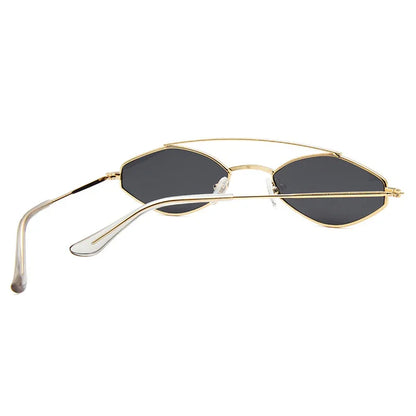 90s Sunglasses Women Retro Oval Sunglasses Lady Brand Designer Vintage Black Sunglasses Girls Eyeglasses UV400 Oculos - Shello's Creative Boutique