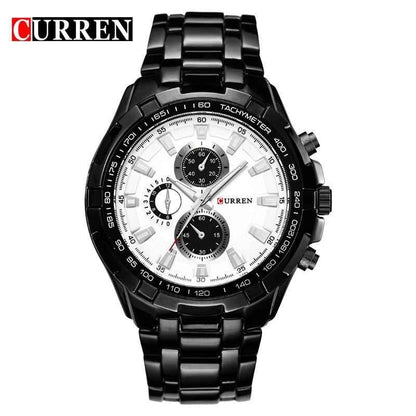 CURREN Men's Waterproof Sports Watch - Durable Quartz Wristwatch for Active Lifestyle - Shello's Creative Boutique