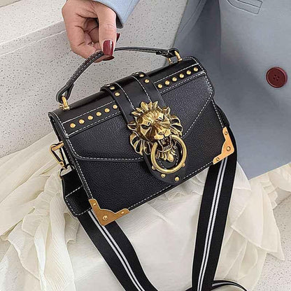 Retro Crossbody Handbag Small Square PU Shoulder Bag - Shello's Creative Boutique
