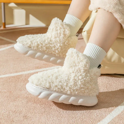 High Top Bag & Cotton Slippers – Cozy, Stylish, & Warm for Couples - Shello's Creative Boutique