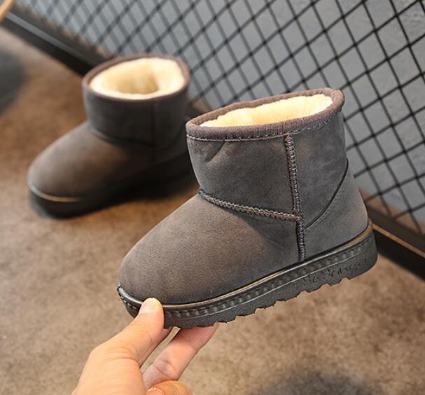Winter Kids Fashion snow boots thick Child cotton shoes warm plush soft bottom girls short boots ski boot baby toddler boots eprolo