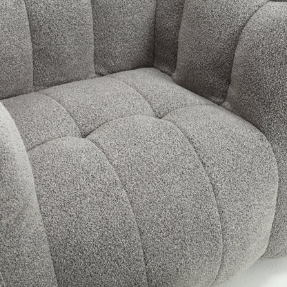 Soft Bean Bag Chair with High Resilient Foam Comfortable Square Lazy Sofa with Footstool - Shello's Creative Boutique