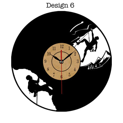 Vinyl Record Wall Clock – Modern Art & Timeless Music-Inspired Decor - Shello's Creative Boutique