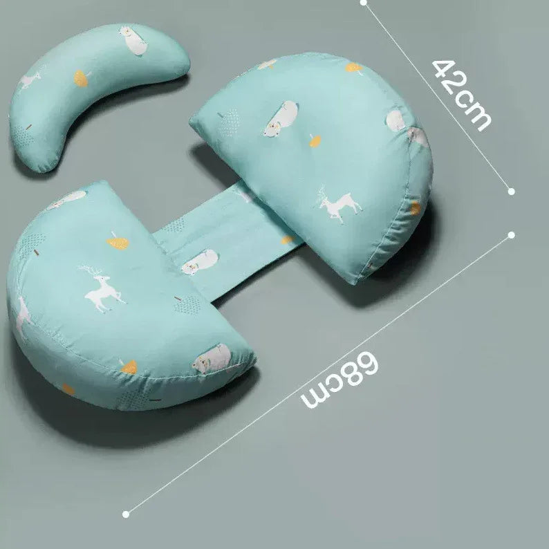 U-Shaped Pregnancy Pillow - Side Sleeping Support & Comfort - Shello's Creative Boutique