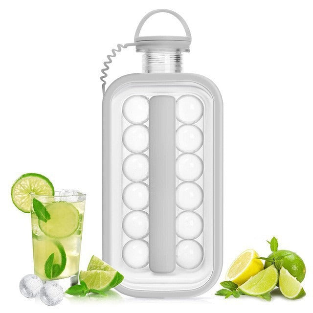 Ice Hockey Pot Ice Making Water Pot Ice Block Mold Box Frozen Ice Block Cup Spherical Artifact Whiskey Quick Frozen eprolo